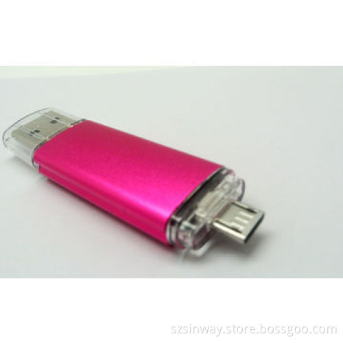 OTG USB Flash Drive, 1GB-32GB, with Customized Color